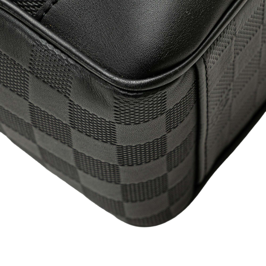 Damier Infini Porte-Documents Voyage Black - Gaby Paris