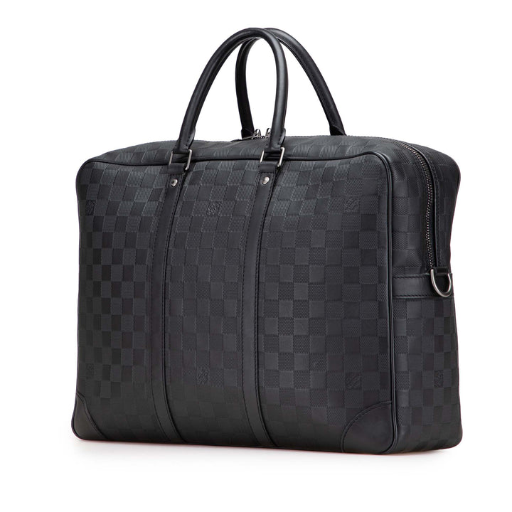 Damier Infini Porte-Documents Voyage Black - Gaby Paris