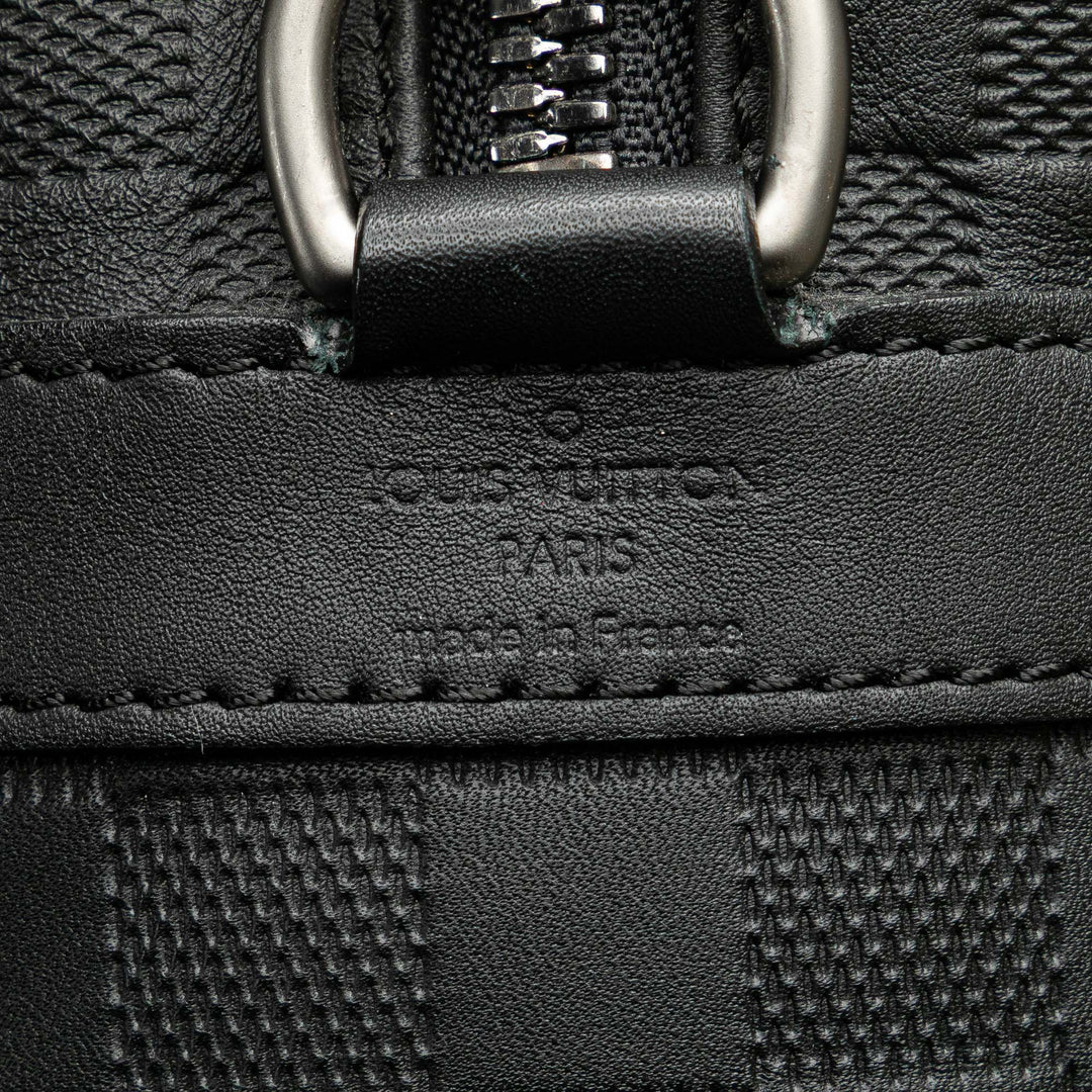 Damier Infini Porte-Documents Voyage Black - Gaby Paris