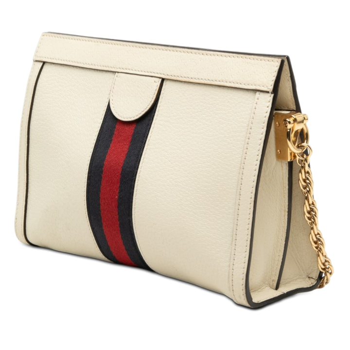 Gucci Small Cuir de veau Web Ophidia Chain Sac porté croisé