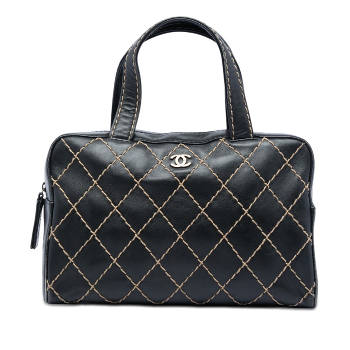 Chanel CC Cuir de veau Wild Stitch Sac à main