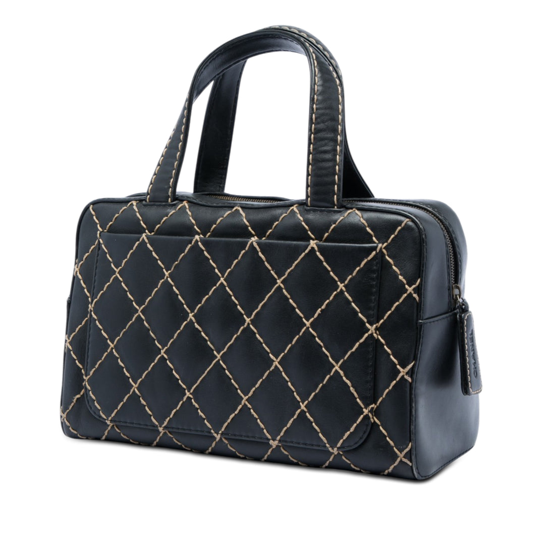Chanel CC Cuir de veau Wild Stitch Sac à main