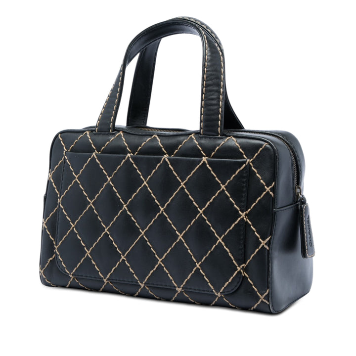 Chanel CC Cuir de veau Wild Stitch Sac à main
