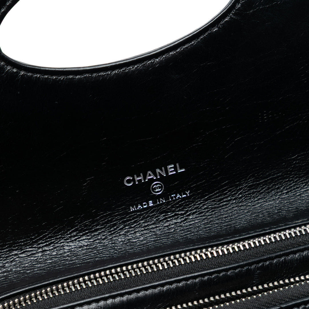 Chanel Small Bicolor vieilli Cuir de veau 31 Pochette