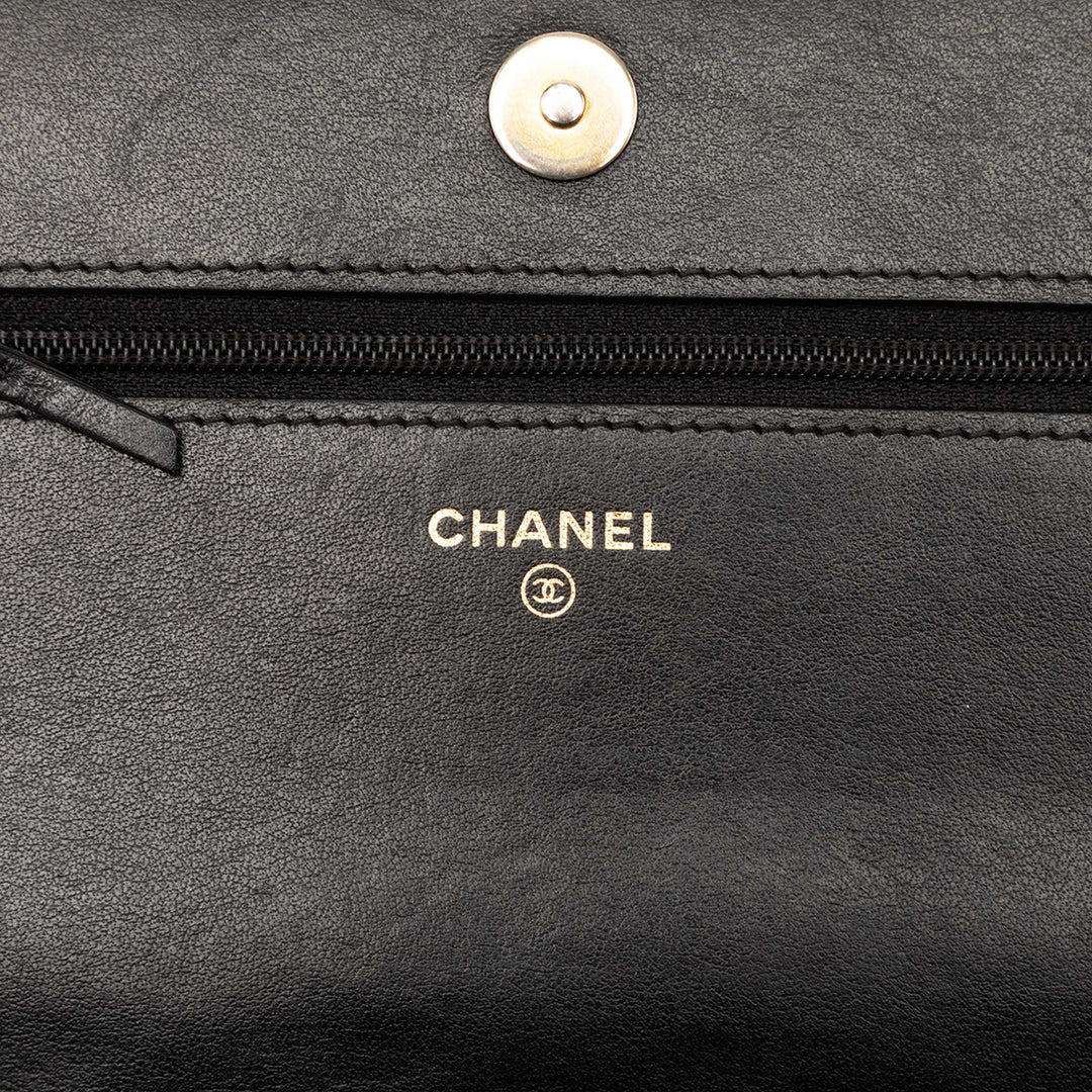 Chanel Matelassé Caviar Boy Wallet on Chain