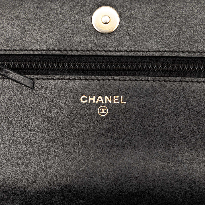 Chanel Matelassé Caviar Boy Wallet on Chain