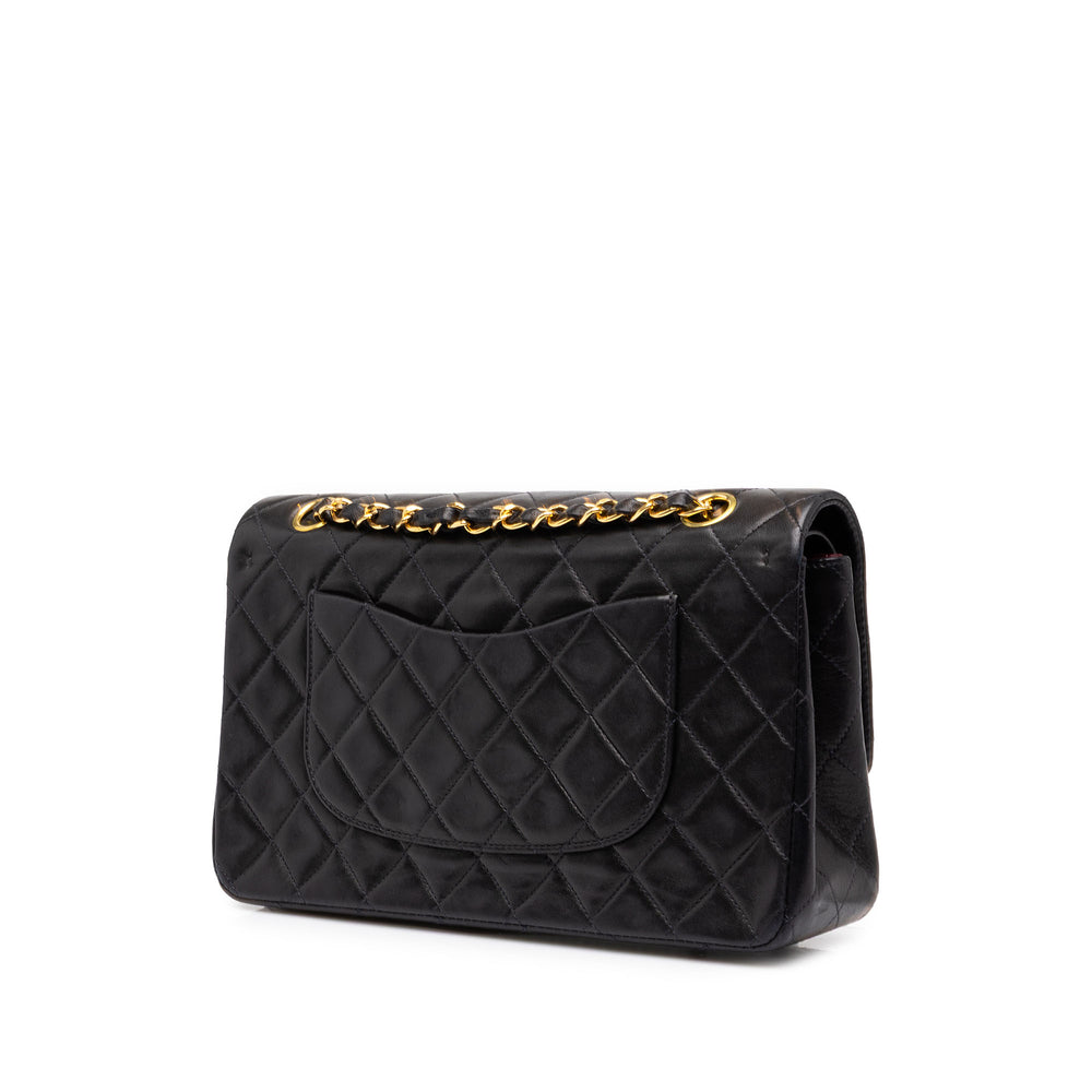 Chanel Classic Double rabat Moyen Cuir d'agneau Noir – vue 2 – GABY PARIS