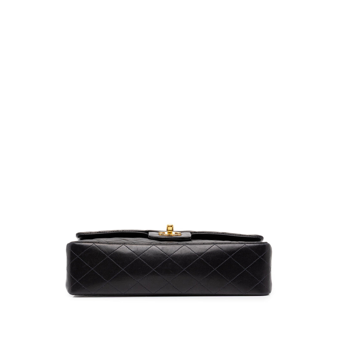 Chanel Classic Double rabat Moyen Cuir d'agneau Noir – vue 3 – GABY PARIS