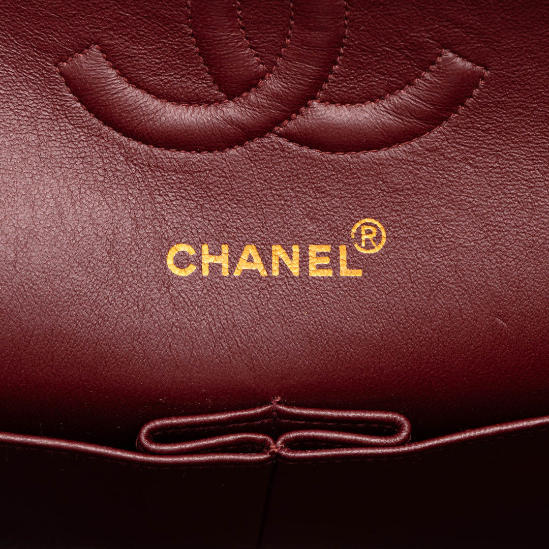 Chanel Classic Double rabat Moyen Cuir d'agneau Noir – vue 5 – GABY PARIS