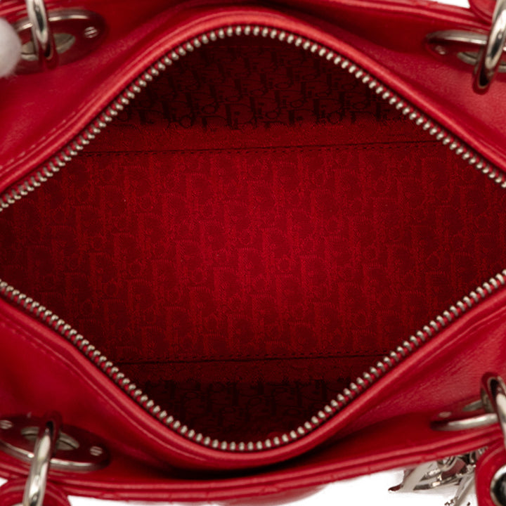 Dior Medium Cuir d’agneau Cannage Lady Dior