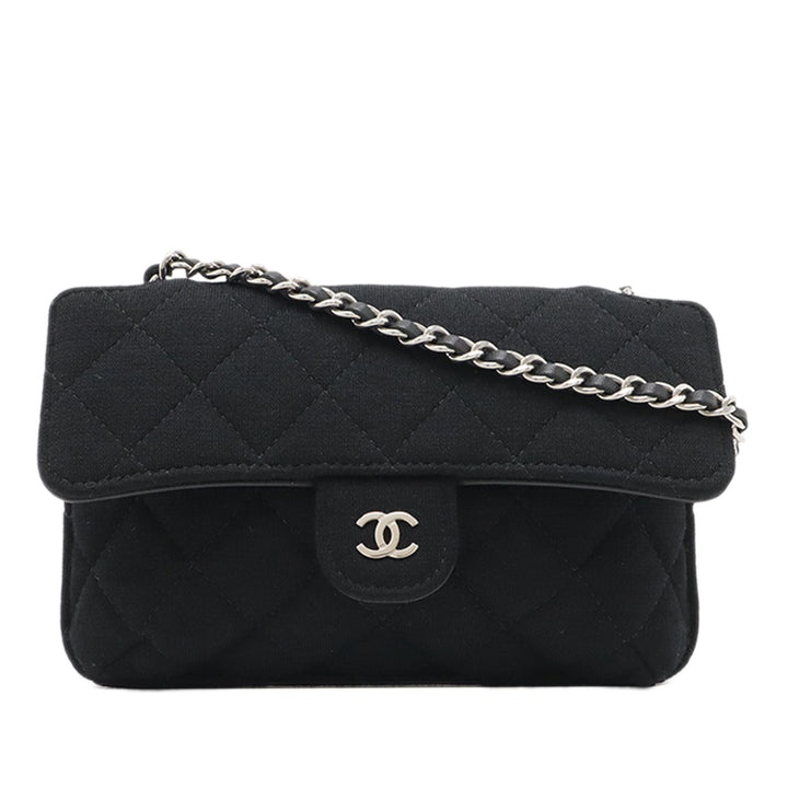 Chanel Toile Graffiti Foldable Shopping Cabas in Jersey à rabat