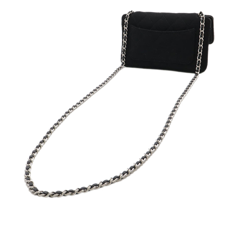 Chanel Toile Graffiti Foldable Shopping Cabas in Jersey à rabat