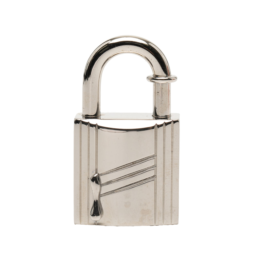 Hermès Palladium Plated Annee Arbre Cadena Lock Charm Argenté – GABY PARIS Authentique
