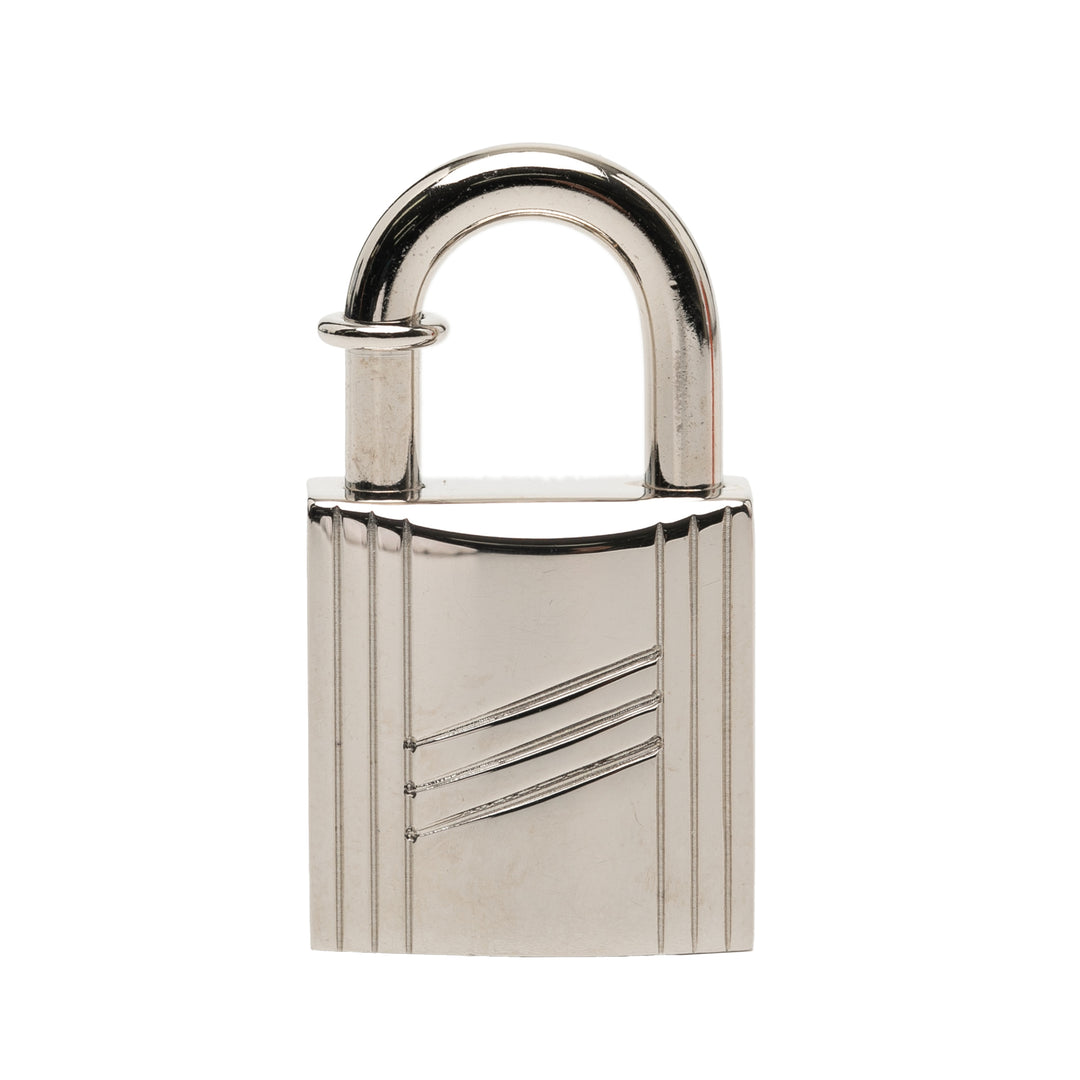 Hermès Palladium Plated Annee Arbre Cadena Lock Charm Argenté – GABY PARIS Authentique