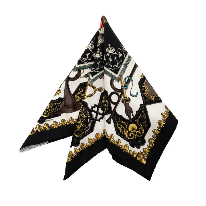 Hermès Ludovicus Magnus Soie Handkerchief