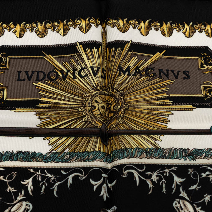 Hermès Ludovicus Magnus Soie Handkerchief