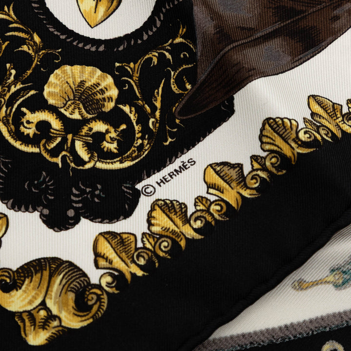 Hermès Ludovicus Magnus Soie Handkerchief