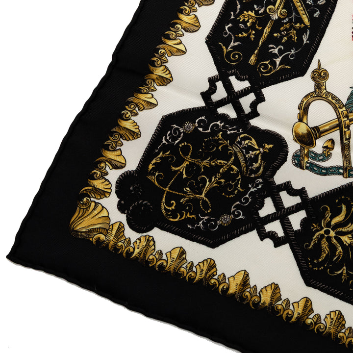 Hermès Ludovicus Magnus Soie Handkerchief