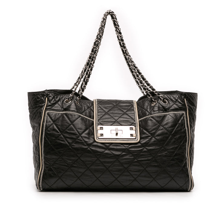 Chanel Large Reissue Matelassé Cuir d’agneau East West Cabas