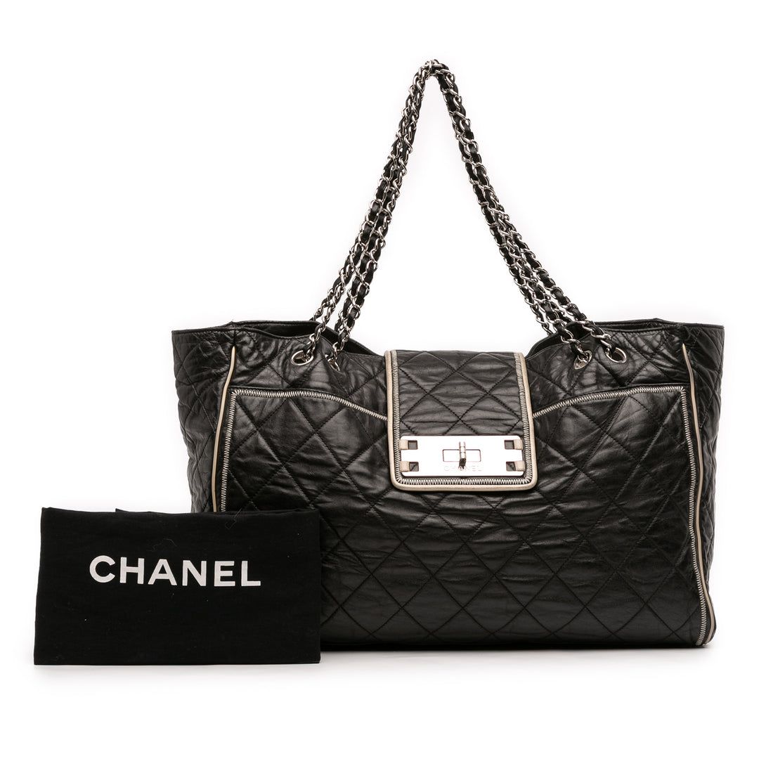Chanel Large Reissue Matelassé Cuir d’agneau East West Cabas