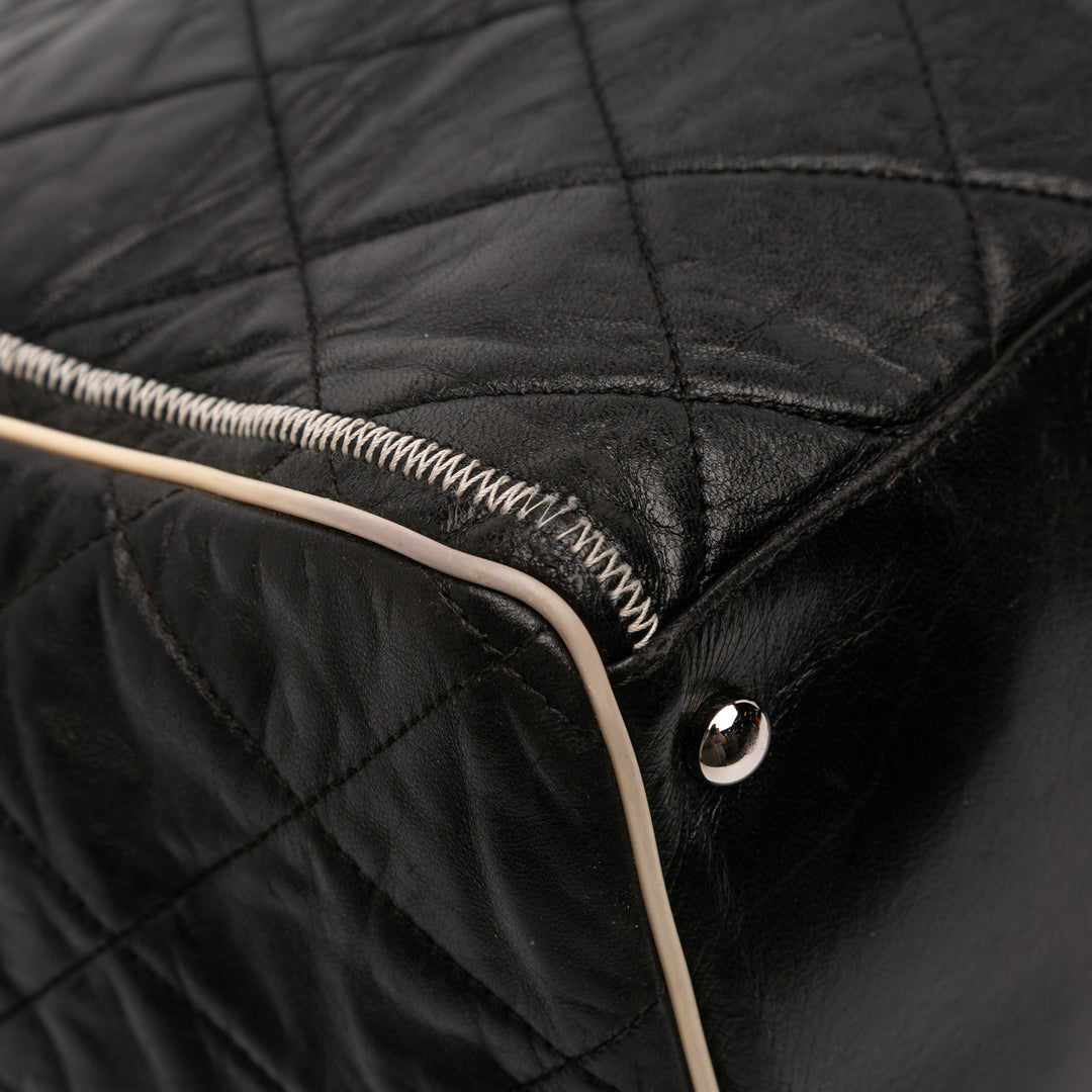 Chanel Large Reissue Matelassé Cuir d’agneau East West Cabas