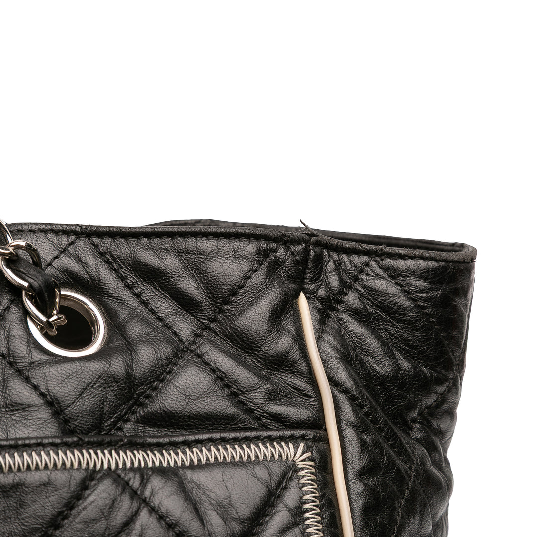 Chanel Large Reissue Matelassé Cuir d’agneau East West Cabas