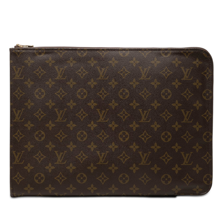 Poche Documents Portfolio Monogram Marron