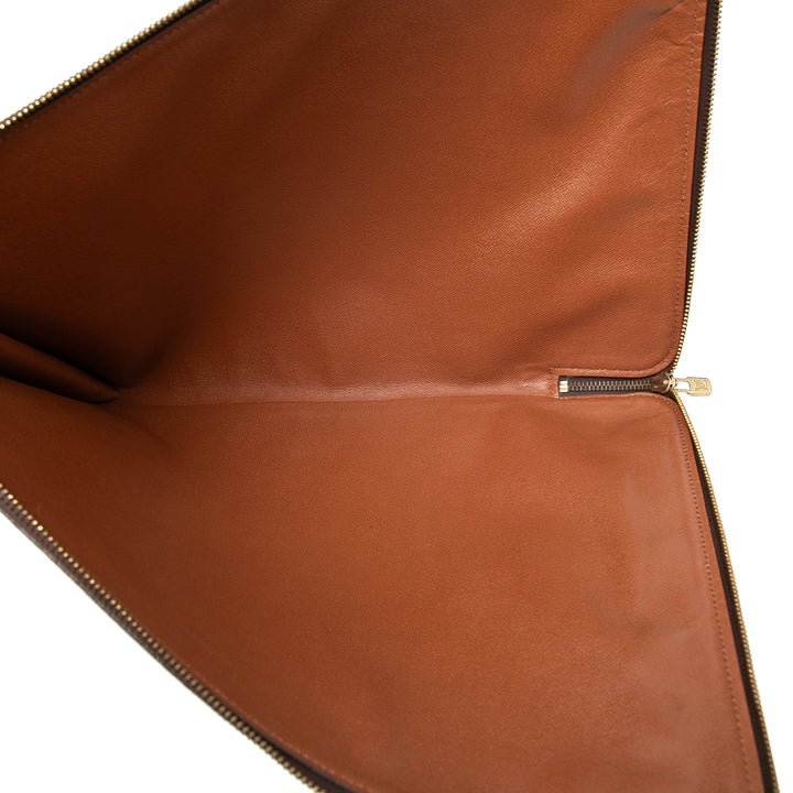 Poche Documents Portfolio Monogram Marron