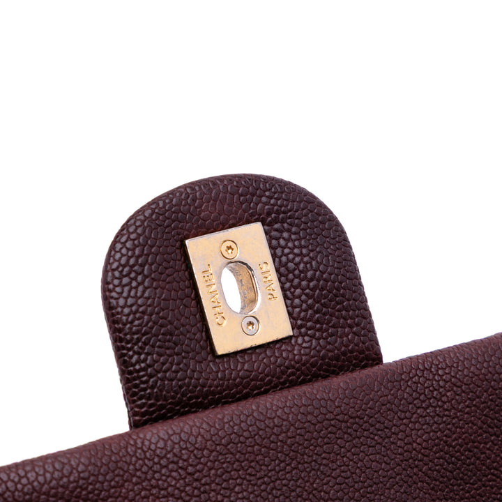 Caviar Wild Stitch Flap Red - Gaby Paris