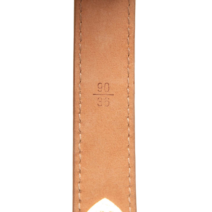 Louis Vuitton Ceinture Métallisé Chaîne Cuir de veau Doré – vue 5 – GABY PARIS