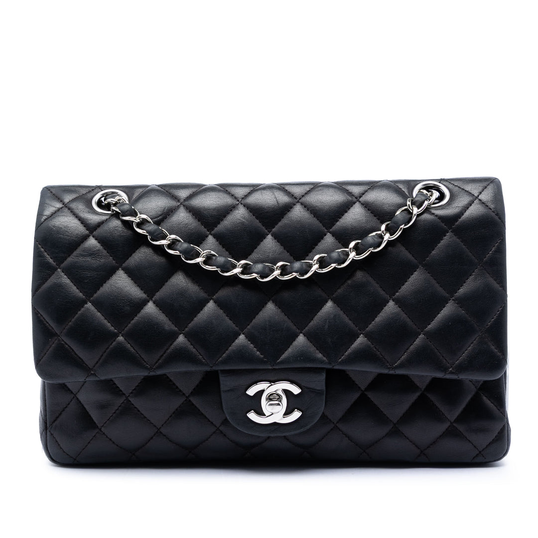Chanel Medium Classic Cuir d’agneau Double rabat