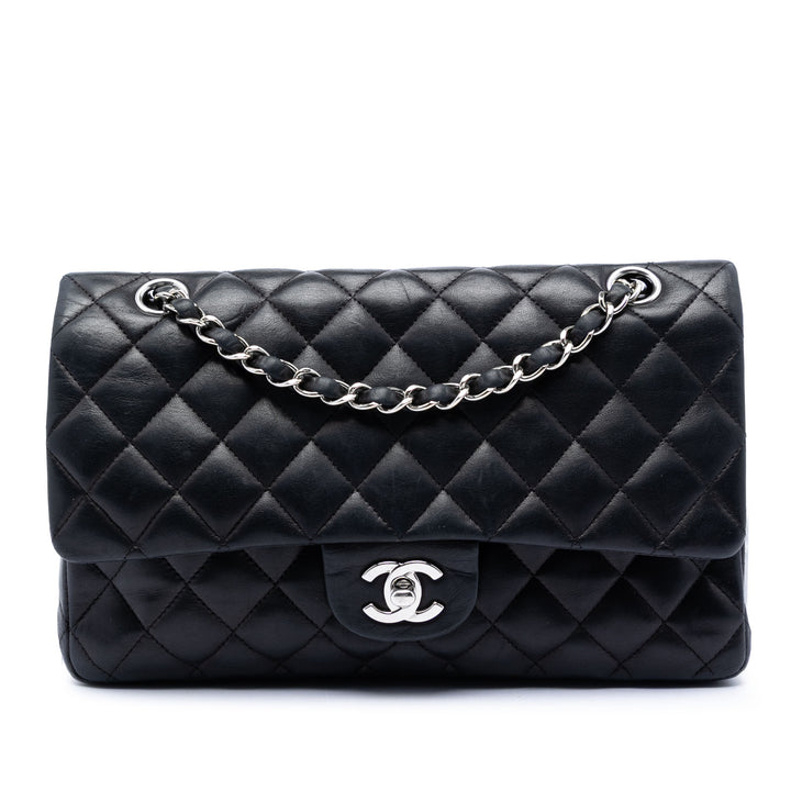 Chanel Medium Classic Cuir d’agneau Double rabat