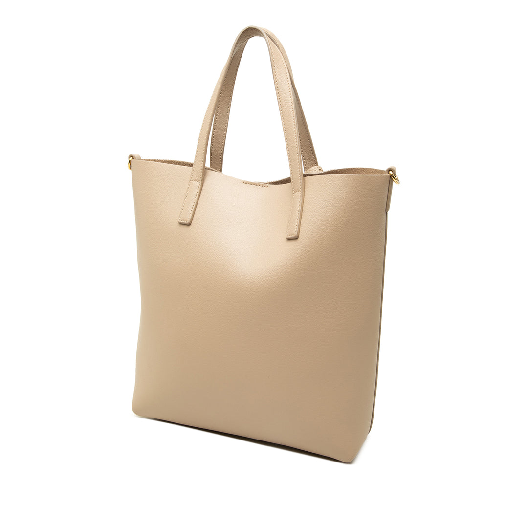 Saint Laurent Cabas North South Toy Beige – vue 2 – GABY PARIS