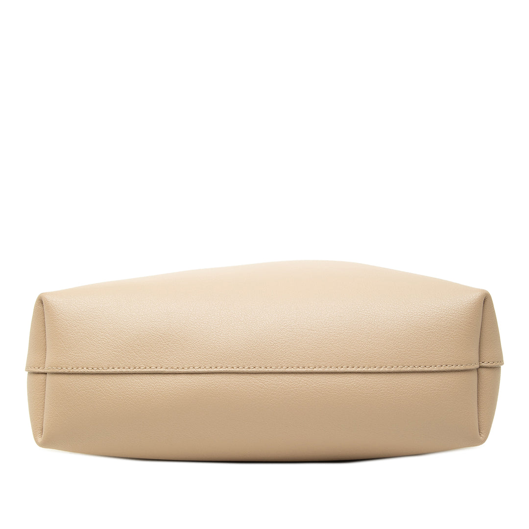 Saint Laurent Cabas North South Toy Beige – vue 3 – GABY PARIS