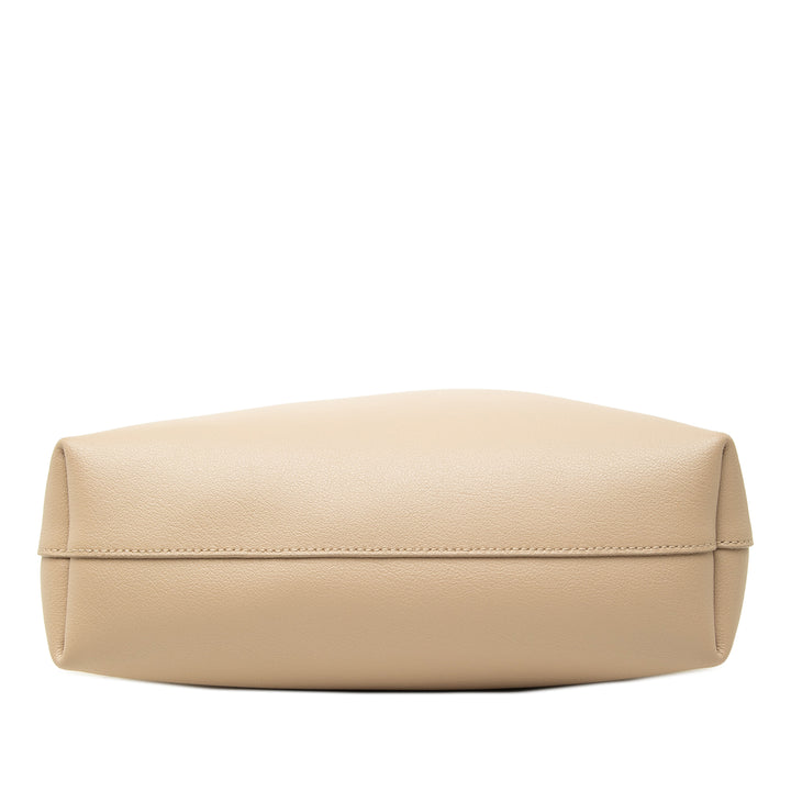Saint Laurent Cabas North South Toy Beige – vue 3 – GABY PARIS
