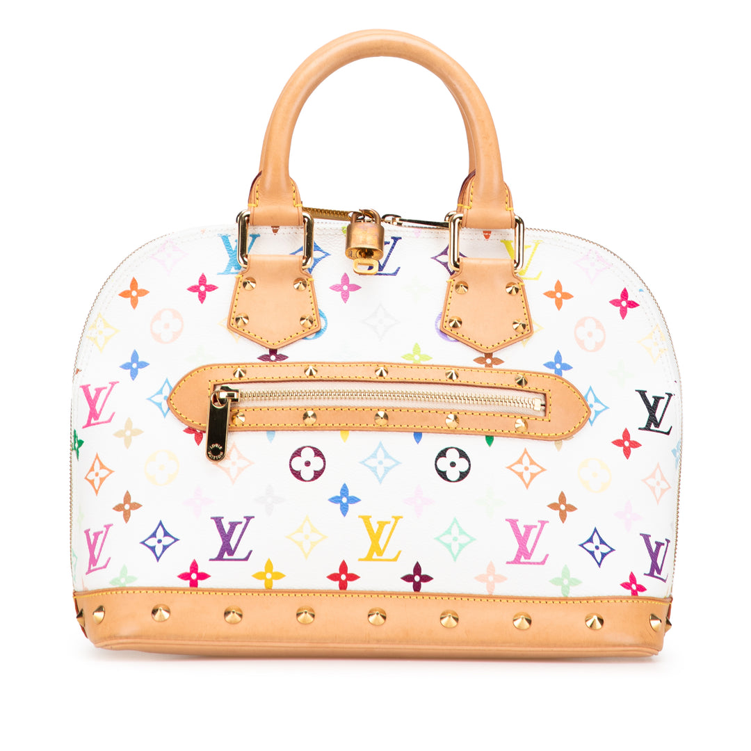 Louis Vuitton Monogram Multicolore Alma PM Blanc – GABY PARIS Authentique