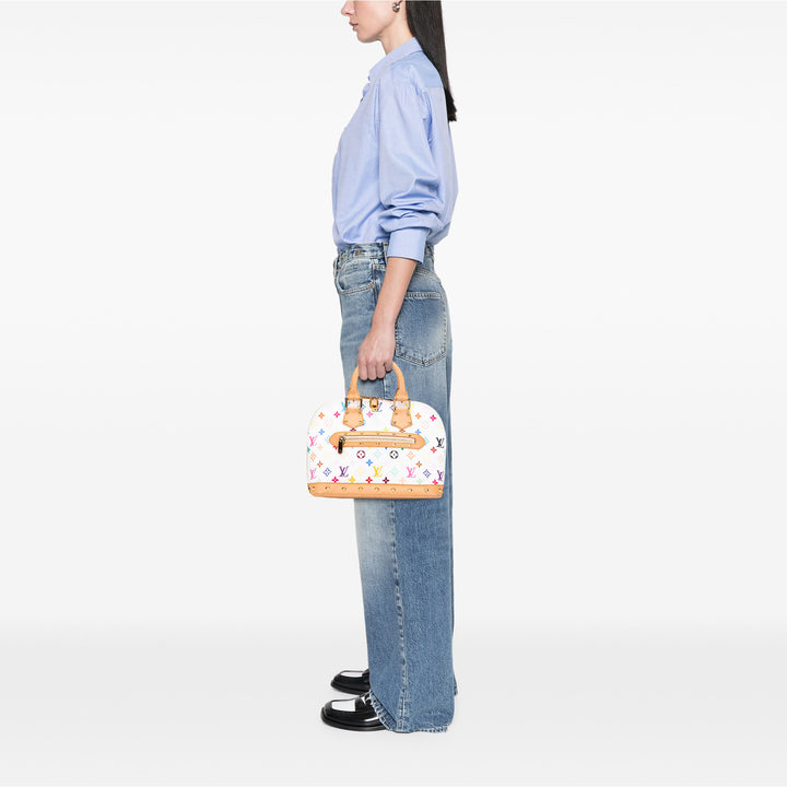 Louis Vuitton Monogram Multicolore Alma PM Blanc – GABY PARIS Authentique