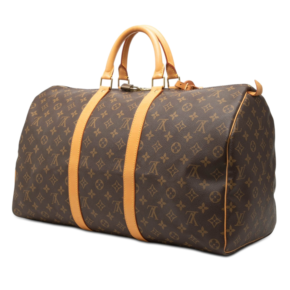 Louis Vuitton Keepall 50 Monogram Marron – vue 2 – GABY PARIS