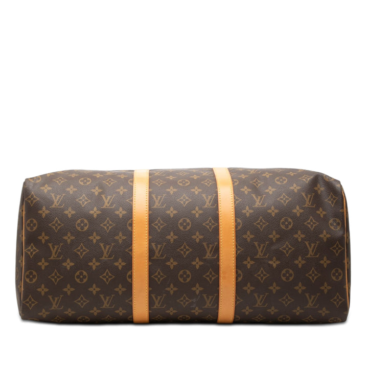 Louis Vuitton Keepall 50 Monogram Marron – vue 3 – GABY PARIS