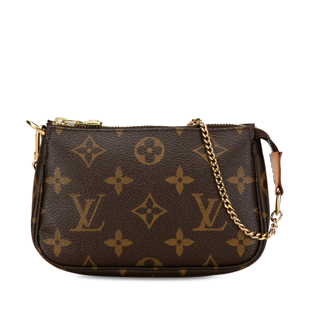 Monogram Mini Pochette Accessoires Brown - Gaby Paris