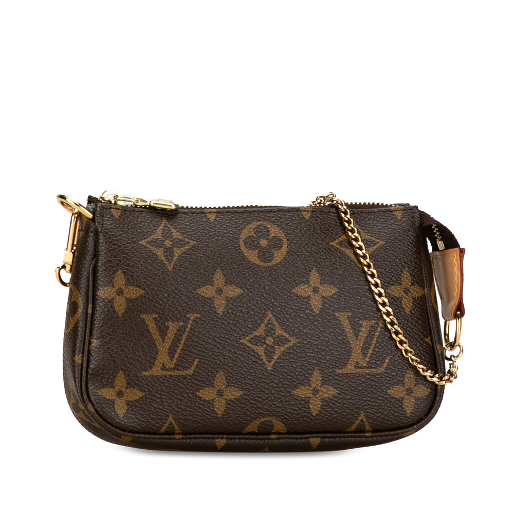 Monogram Mini Pochette Accessoires Brown - Gaby Paris