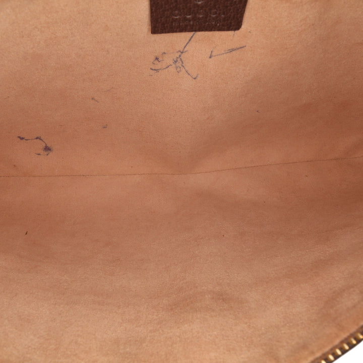 GG Supreme Web Ophidia Clutch Brown - Gaby Paris