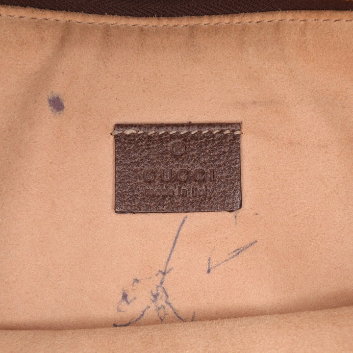GG Supreme Web Ophidia Clutch Brown - Gaby Paris