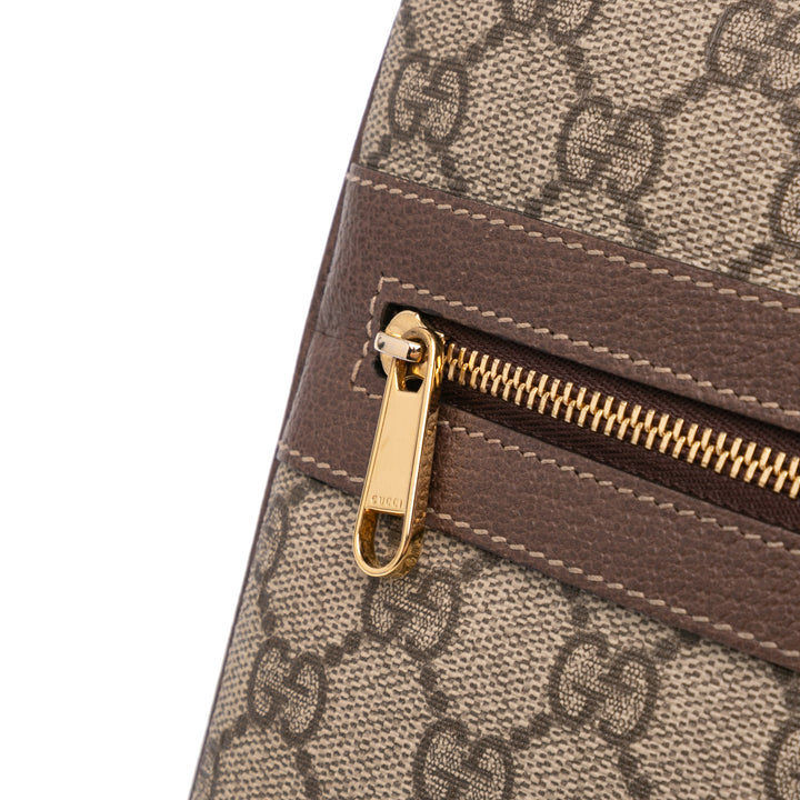 GG Supreme Web Ophidia Clutch Brown - Gaby Paris