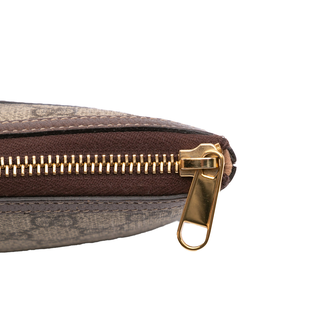 GG Supreme Web Ophidia Clutch Brown - Gaby Paris