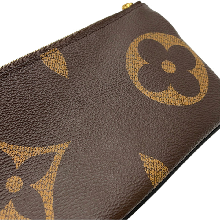 Giant Trio Pochette Set Monogram Reverse Marron