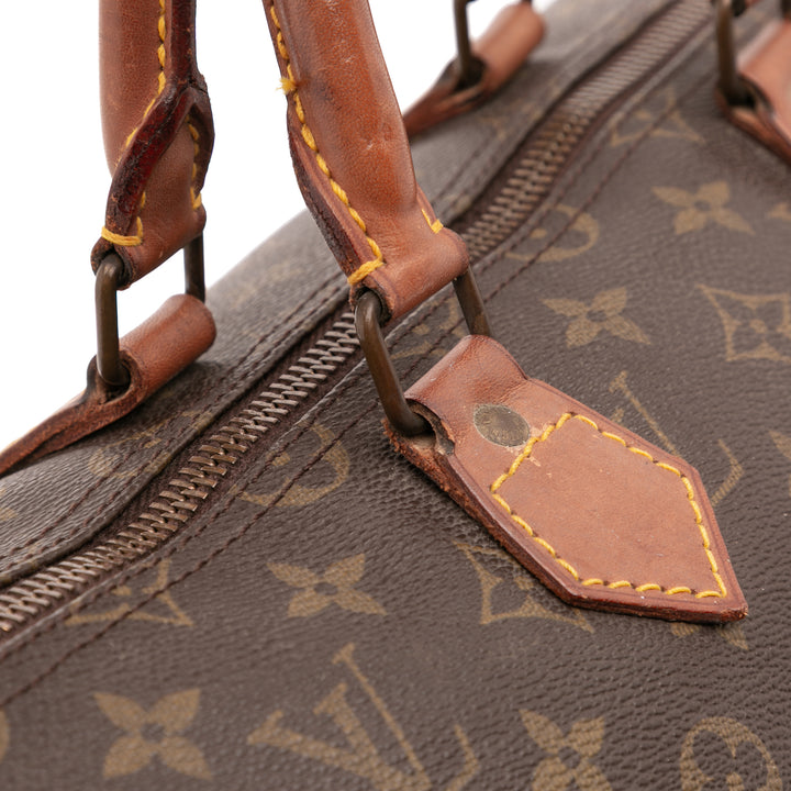 Louis Vuitton Monogram Speedy 35 Marron – GABY PARIS Authentique