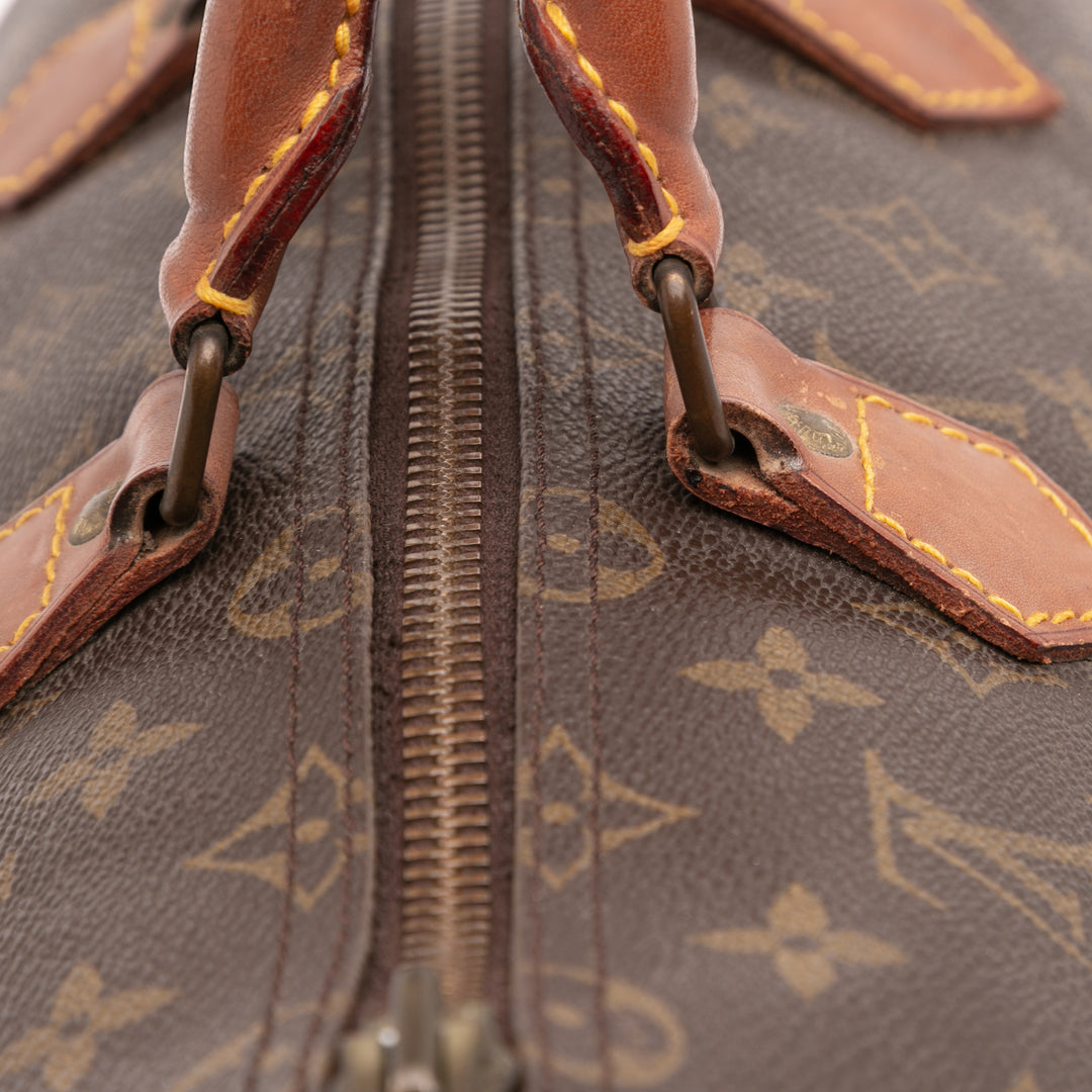 Louis Vuitton Monogram Speedy 35 Marron – GABY PARIS Authentique