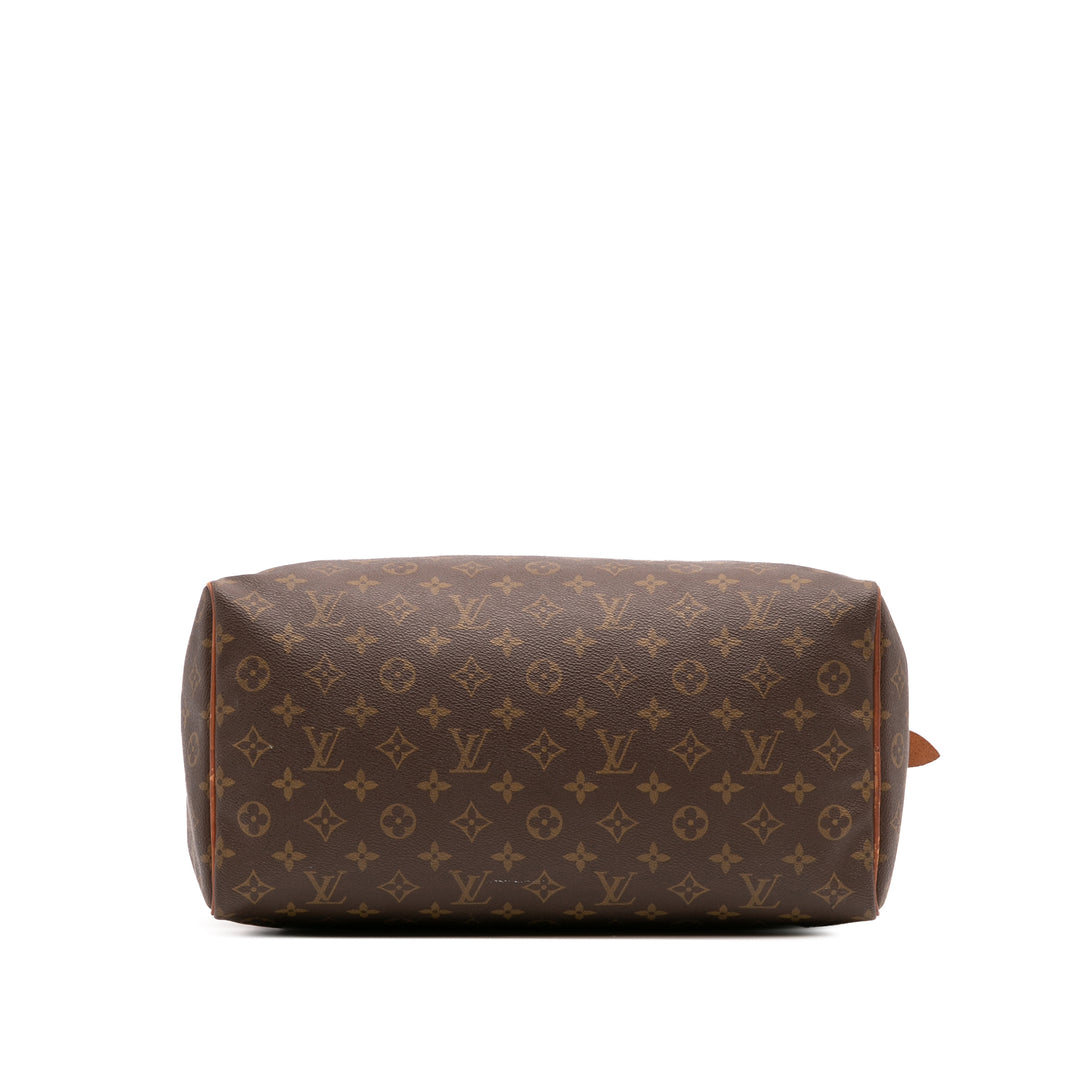Louis Vuitton Monogram Speedy 35 Marron – GABY PARIS Authentique