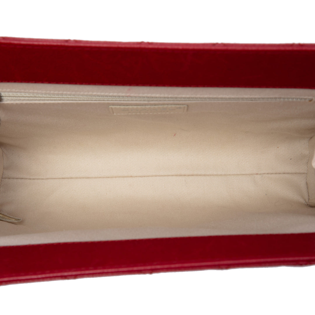Chanel CC Matelassé Caviar Frame Pochette